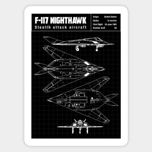 F-117 NIGHTHAWK Sticker